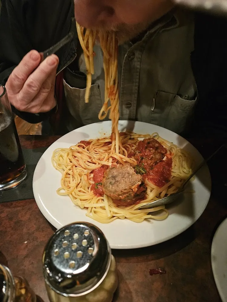 Spaghetti with Spicy Meat-A'-Ball